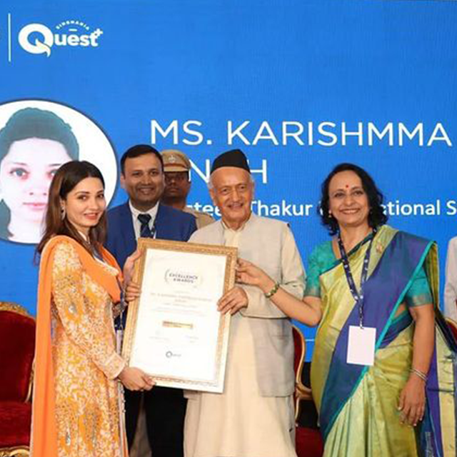 Singhania Education Excellence Awards 2022 – Ms. Karishma Singh