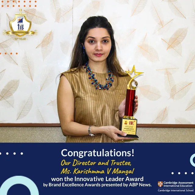 Ms. Karishmma V Mangal won the Innovative Leader Award by Brand Excellence.