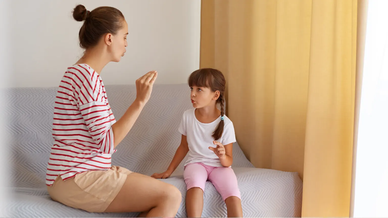 Five things to avoid while speaking with the child